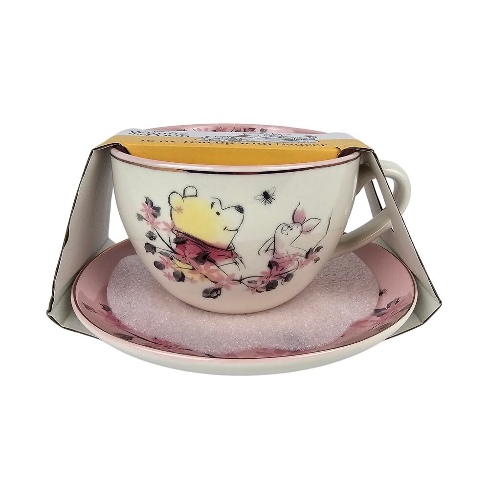 Disney Winnie the Pooh Cherry Blossoms Teacup and Saucer Set